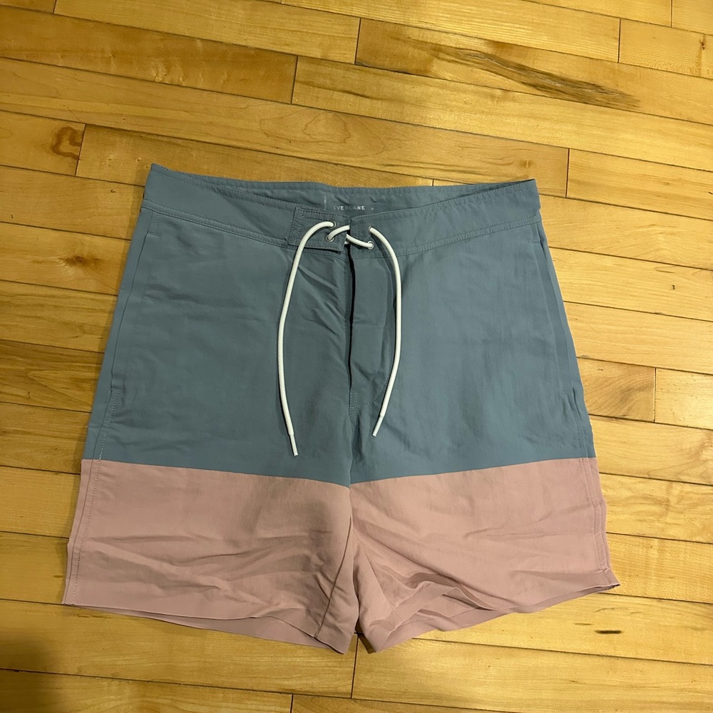 Everlane mens colorblock nylon swim shorts